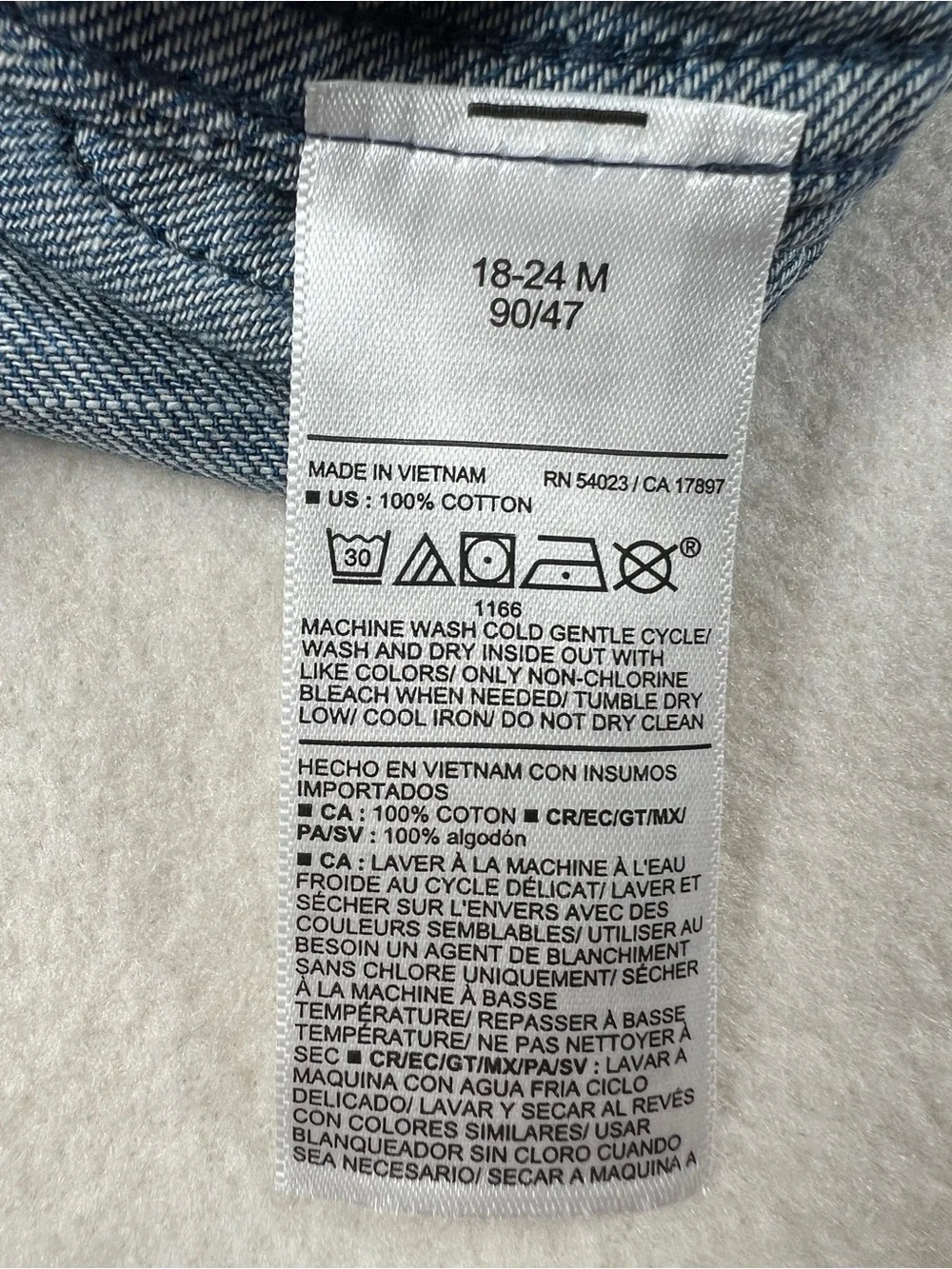 Girls Blue Denim Paperbag Waist Skirt - NWT